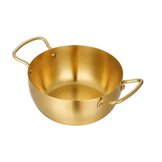 Stainless Steel Golden Ramen Pot Noodle Pot