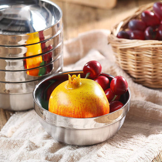 HEAT INSULATED STAINLESS STEEL BOWLS