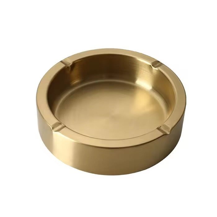 Stainless Steel Golden Ash Tray