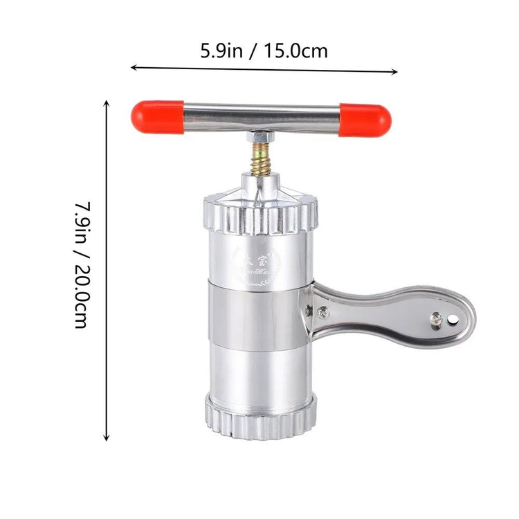 Manual Noodle Making Machine Stainless Steel Spaghetti Maker