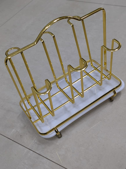 Golden Glass Stand