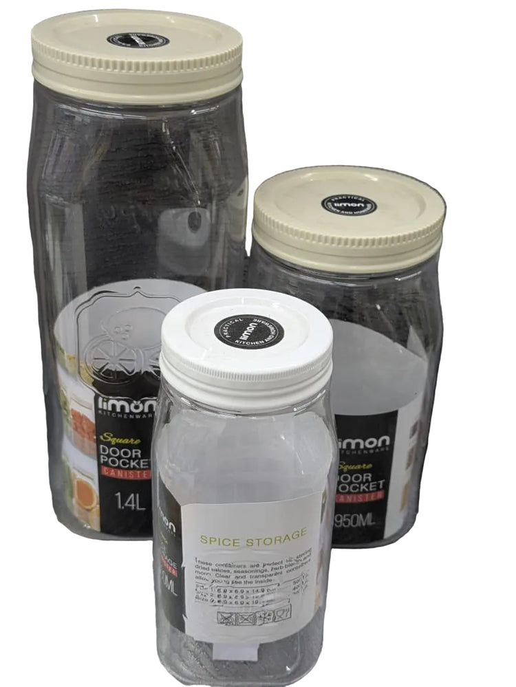 LIMON INTER LOCK TRANSPERENT JARS