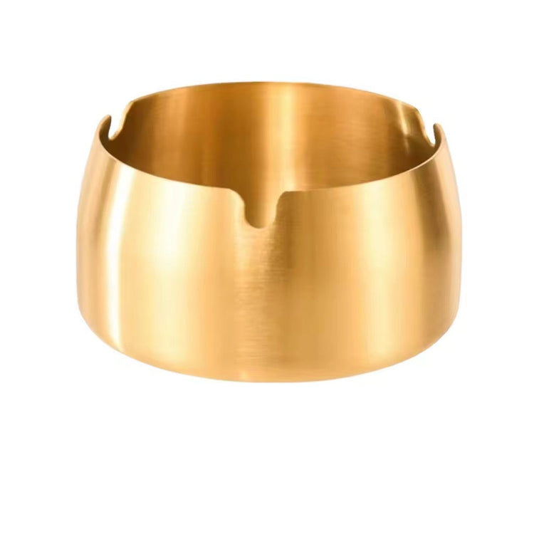 Windproof Stainless Steel Golden Ash Tray