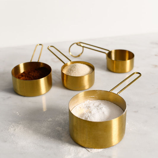 High Quality Golden Measuring Cups Set of 4