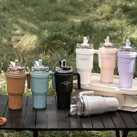 Sitarayuri Car Cup Tumbler 780ml Stainless Steel Spill Proof ZF-051