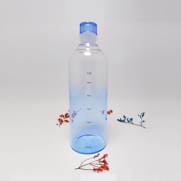 Glass measuring bottle