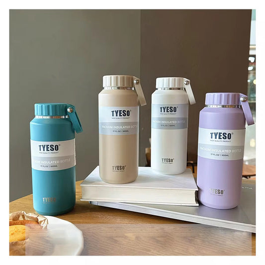 500ML Tyeso Stainless Steel Hot and Cold Bottle TS-8755C