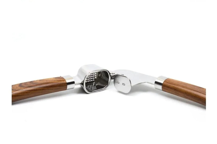 Shengya TopChoice Garlic Press Stainless Steel With Wood Handle 1050T