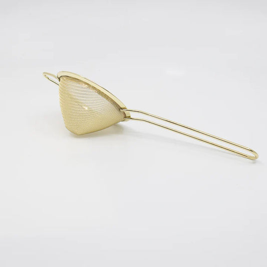 Stainless Steel Tea Stainer (Golden)