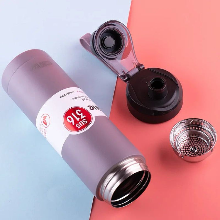 CILLE 670ML Double Walled Hot and Cold Bottle