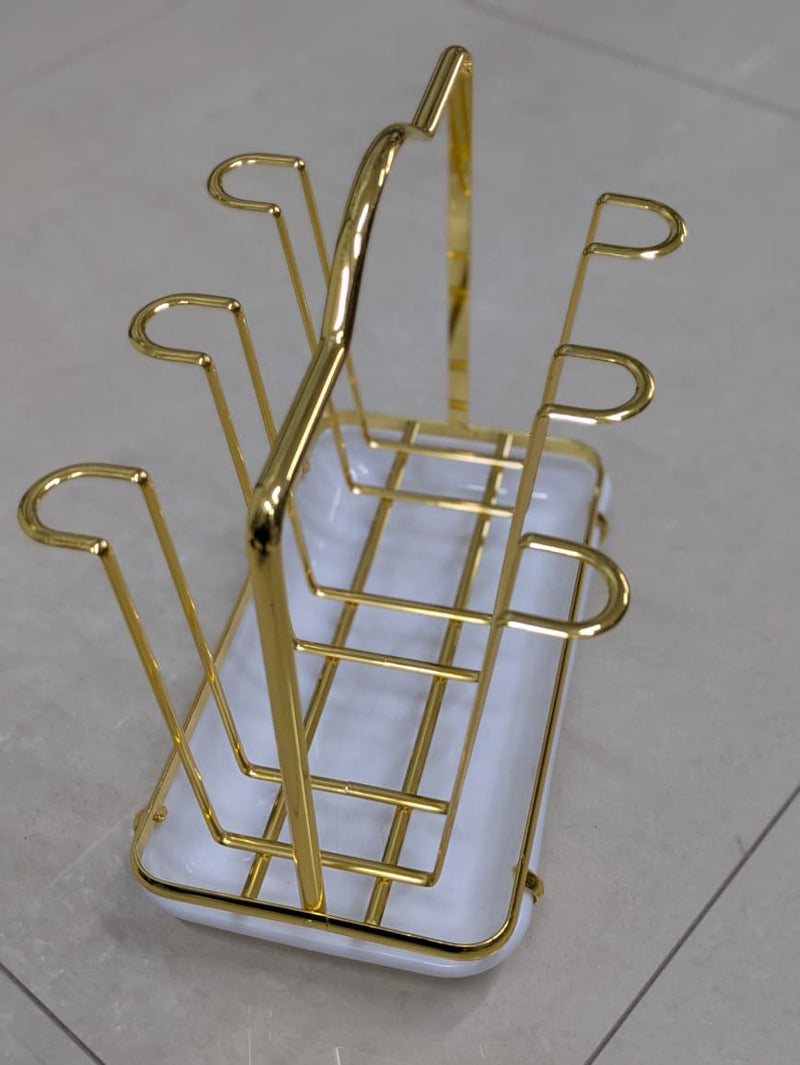 Golden Glass Stand